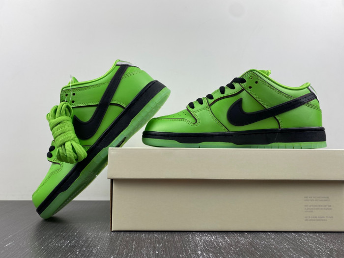 The Powerpuff Girls x Nike SB Dunk Low FZ8319-300.