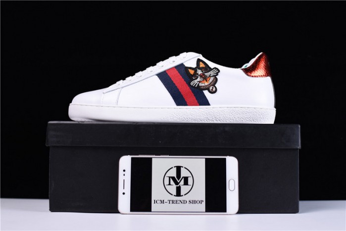 GU Ace Embroidered Low-Top With dog 6951103-57