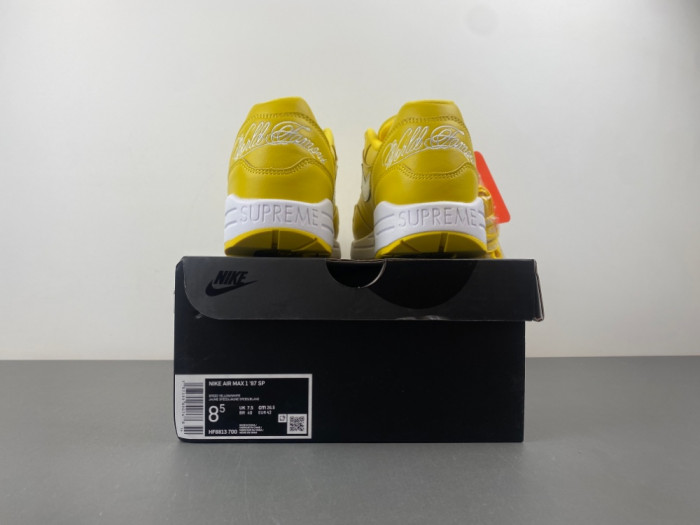 Supreme x Nike Air Max 1 ’87 “Speed Yellow” HF8813-700