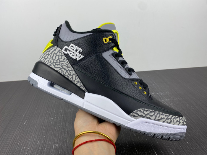 Air Jordan 3 Retro Oregon Ducks Pit Crew Black