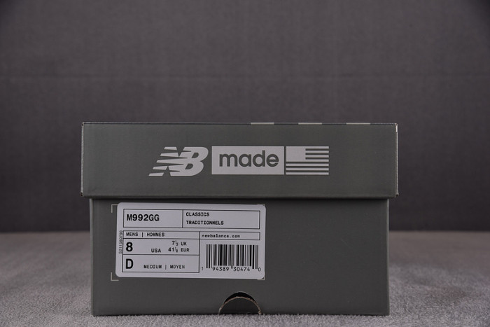 New Balance 992 Navy Grey M992GG