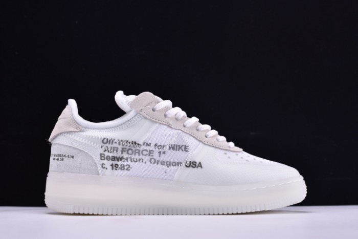OF X NIKE AIR FORCE 1 LOW All White AO4606-100