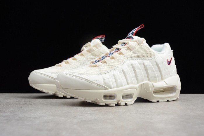 Nike AIR MAX 95 TT "PULL TAB"  white/ gym blue - gym red AJ1844-101