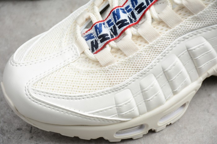 Nike AIR MAX 95 TT "PULL TAB"  white/ gym blue - gym red AJ1844-101