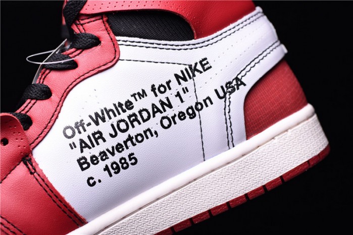 OF X Air Jordan 1 Retro High Chicago AA3834-101