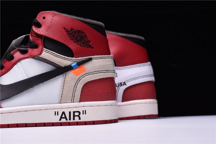 OF X Air Jordan 1 Retro High Chicago AA3834-101