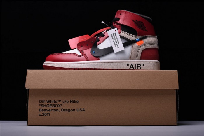 OF X Air Jordan 1 Retro High Chicago AA3834-101