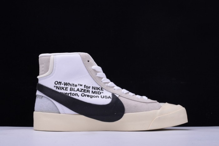 OF X Nike Blazer MID THE TEN 10 Virgil Abloh AA3832-100