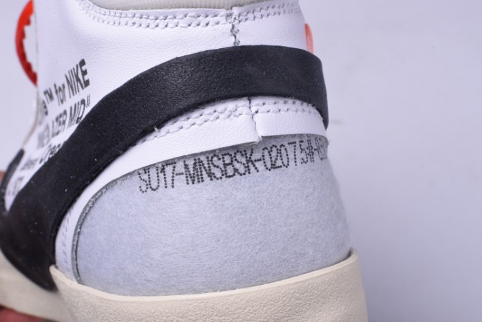 OF X Nike Blazer MID THE TEN 10 Virgil Abloh AA3832-100