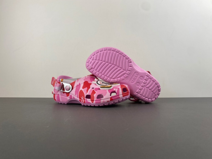 bape x Cr*0*s classic clog 