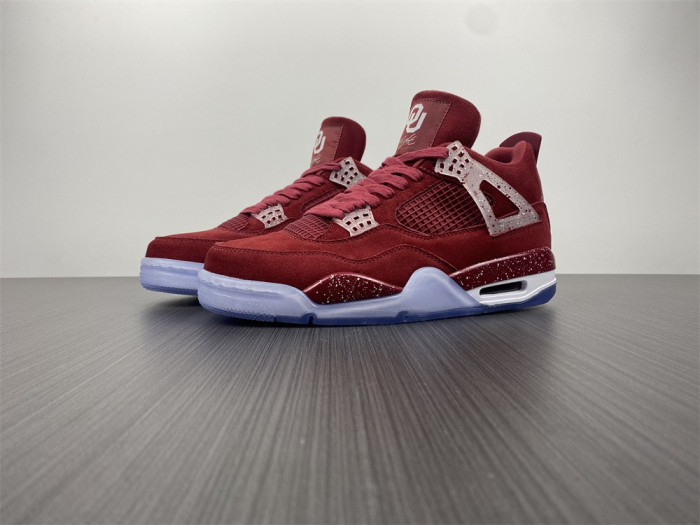 Air Jordan 4 Retro Oklahoma Sooners PE SU18 MNJDLS 731 LN3