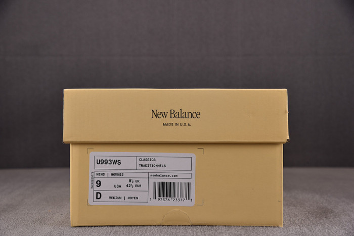 New Balance 993 MiUSA Teddy Santis Sea Salt Black U993WS