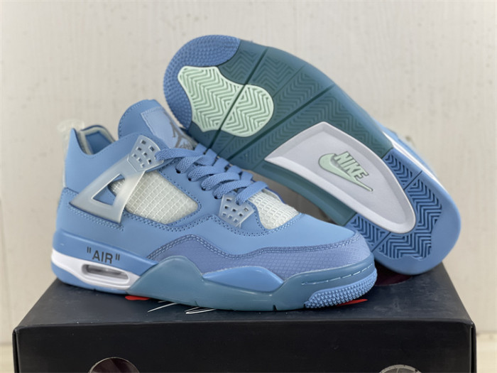 OF x Wmns Air Jordan 4 Blue