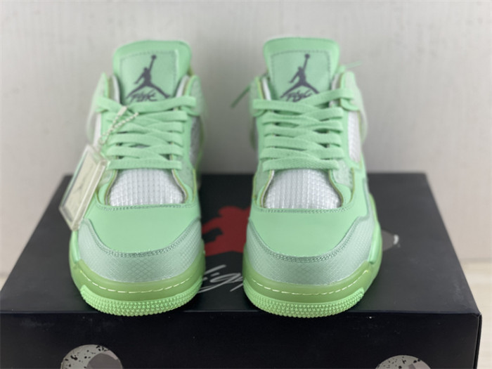 OF x Wmns Air Jordan 4 Green