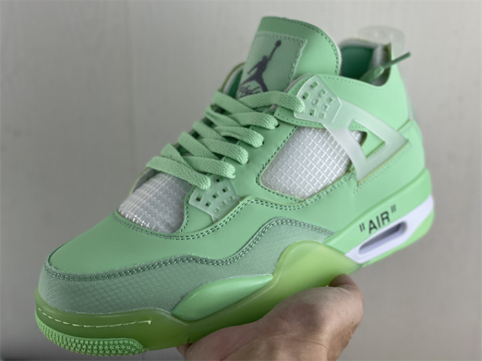 OF x Wmns Air Jordan 4 Green