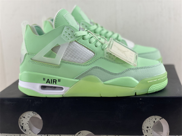 OF x Wmns Air Jordan 4 Green
