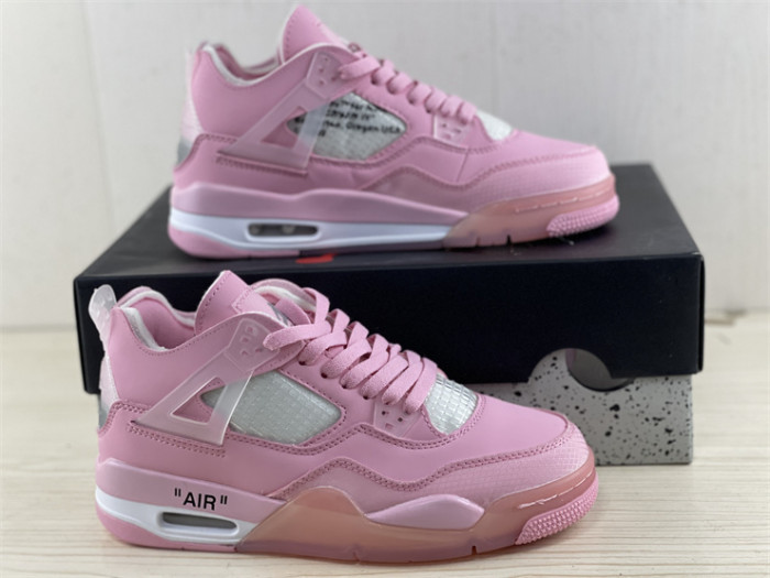 OF x Wmns Air Jordan 4 pink